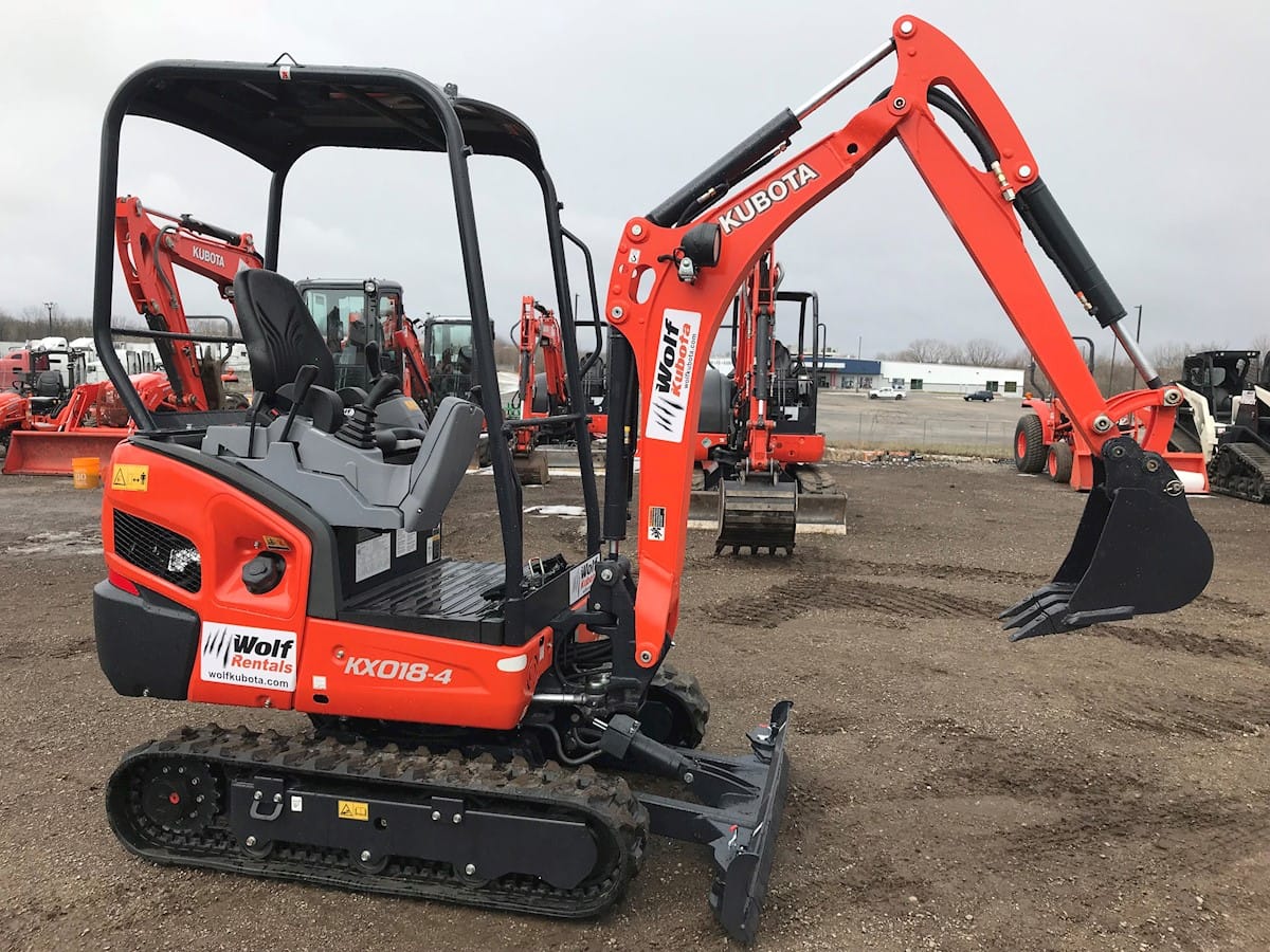 KUBOTA KX018-4 MINI EXCAVATOR