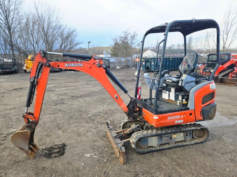 Used Kubota KX018-4 Mini-Excavator