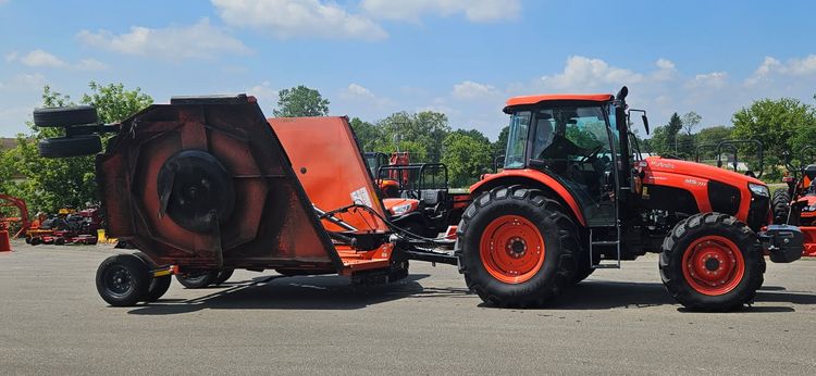 Used Kubota M5-111HDC12-1 Tractor with 20′ Brushhog